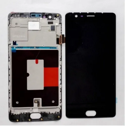 Oneplus 3T Собранный ЖК дисплей с сенсорным экраном 5 &quotдигитайзер в сборе рамкой для
