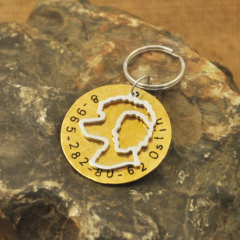 Бирка для собак пуделей бирка на заказ идентификационная медные бирки собак|tag