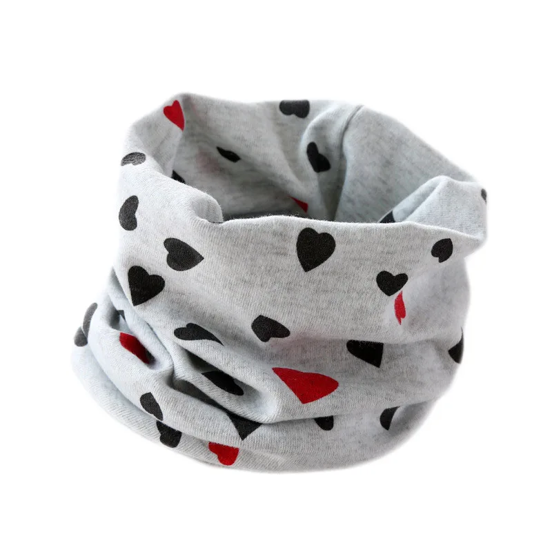 Детский шарф детский из 100% хлопка осенне весенний Новый стильный с узором в виде