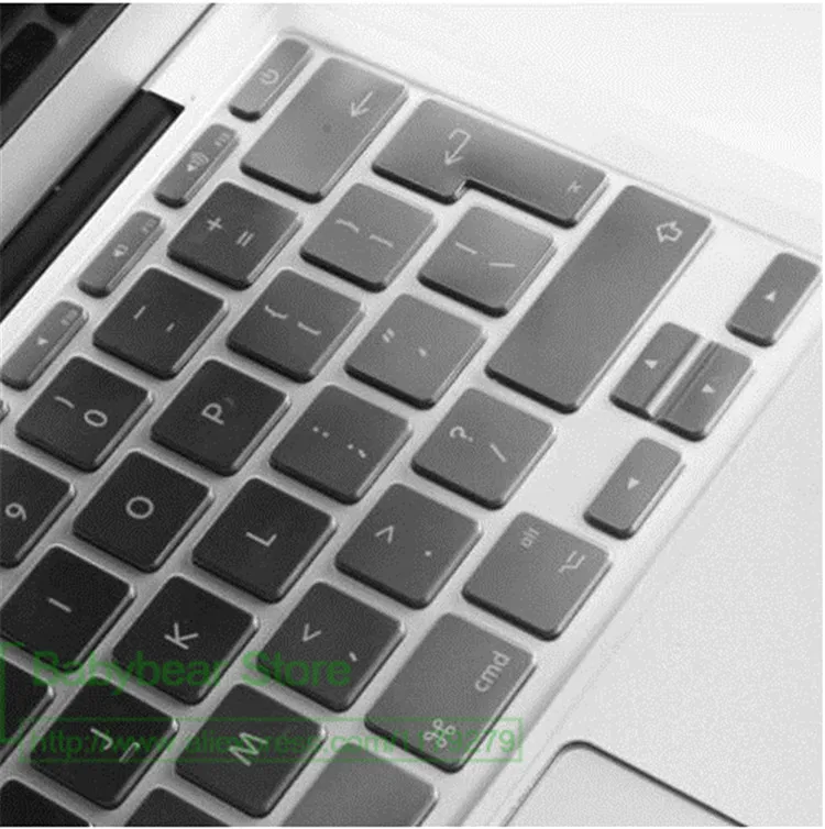 Прозрачная крышка клавиатуры для MacBook Air 11 &quotWhite Pro 13 15 европейская защита Mac 3 4