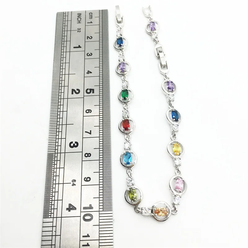 

Wholesale & Retail Alluring Top Quality Multicolor & white gold color Bracelets & bangles fashion jewelry