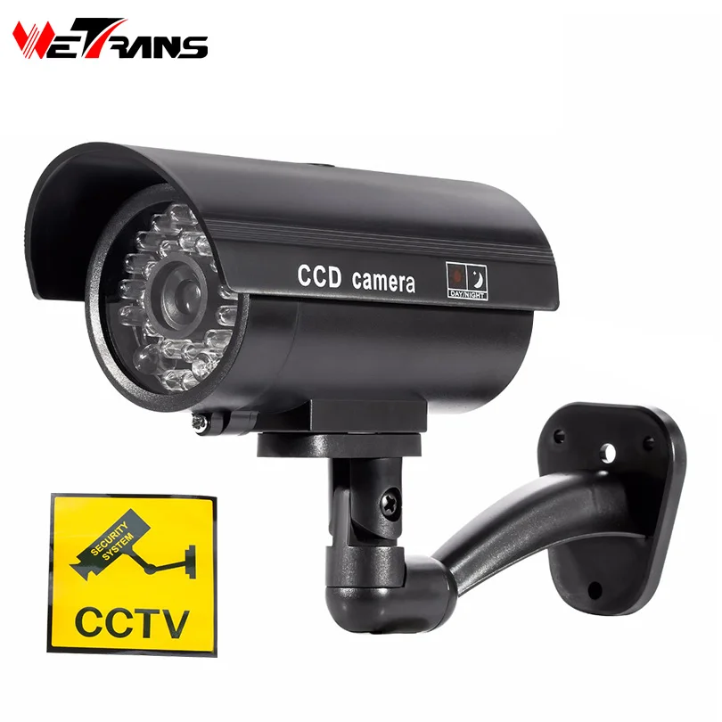 Wetrans cctv камера поддельная безопасности наружная пустышка falsa camara de seguridad