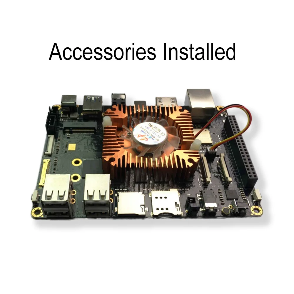Бесплатная доставка! Встроенный охлаждающий вентилятор для Firefly RK3399/RK3399 Plus