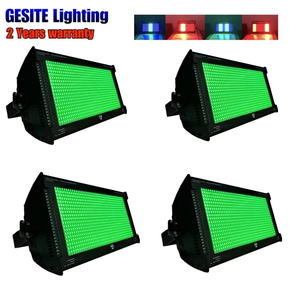 4 шт./лот DMX512 1000 Вт RGB 3 в 1 светодиодный стробоскоп Martin|Эффект освещения сцены| |
