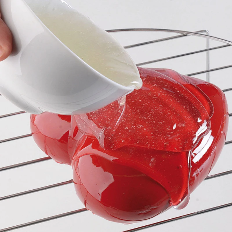 1 шт. антипригарная силиконовая форма в форме сердца для выпечки Формочки печенья