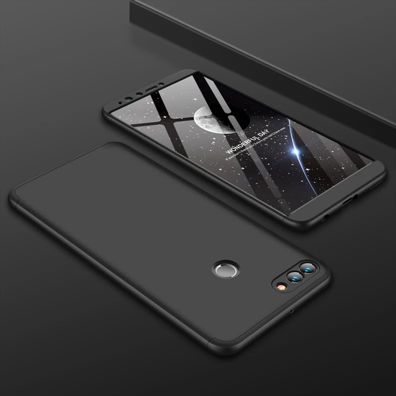Чехол для Huawei Y9 2018 Роскошный Матовый чехол с полным покрытием на 360 градусов