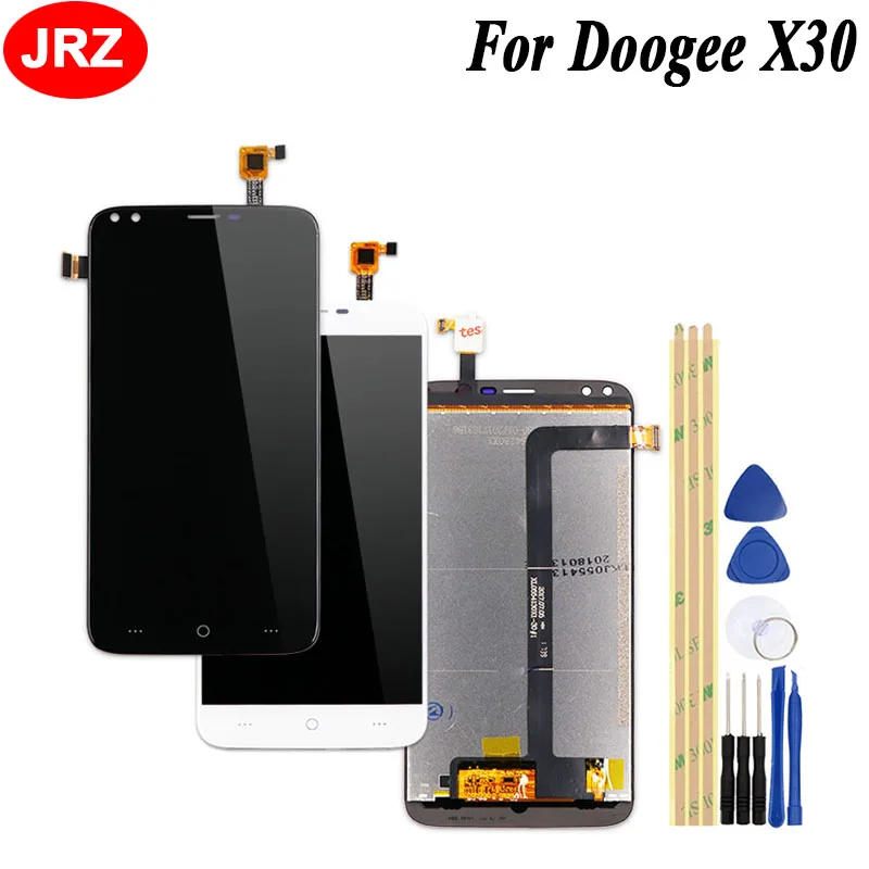 

WEIYU 5.5 inch For Doogee X30 LCD Display +Touch screen Digitizer Assembly Replacement+Tools+3M Tape For Doogee X30 Phone