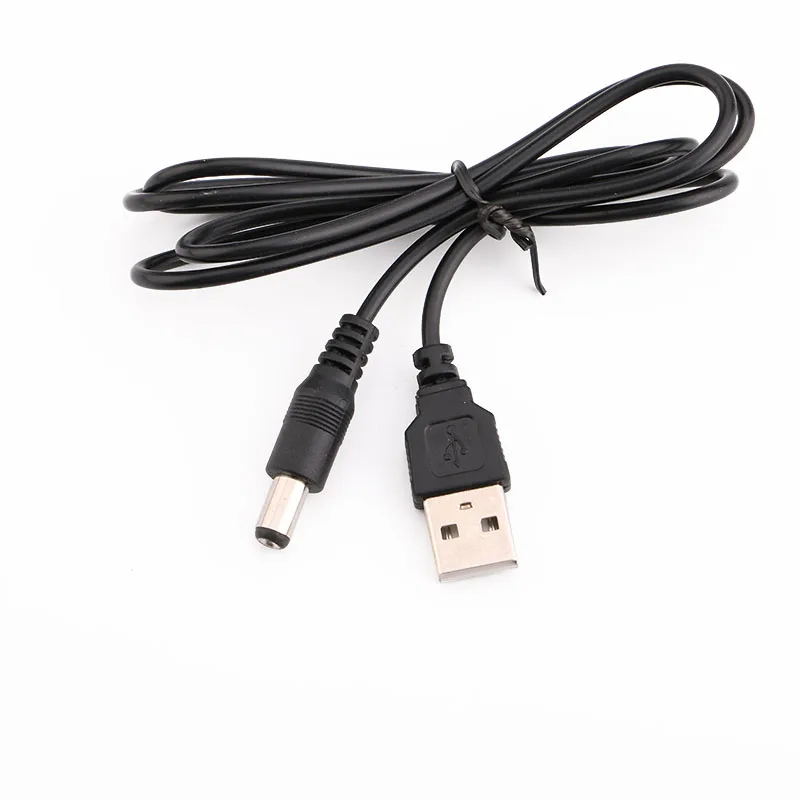 Новые товары черный штекер 1 м USB порт 5 мм/2 мм в постоянного тока | Безопасность и