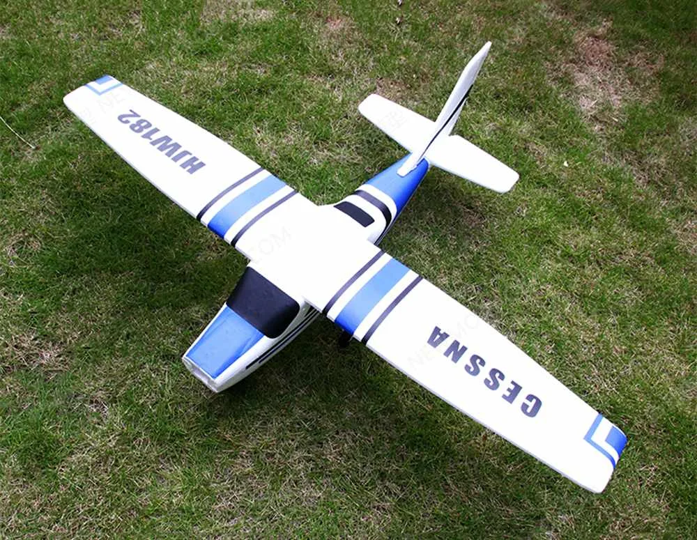 Высокое качество Cessna HJW 182 1200 мм размах крыльев EPS тренер для начинающих RC самолет PNP
