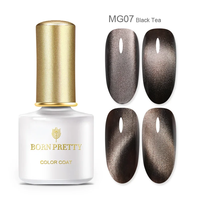 BP-MG07 BORN PRETTY Гель-лак для ногтей с эффектом «кошачий глаз» лак 9D магнитный лак Сияющий лазер магнит замочить от УФ-гель маникюр Дизайн ногтей - Цвет: BP-MG07