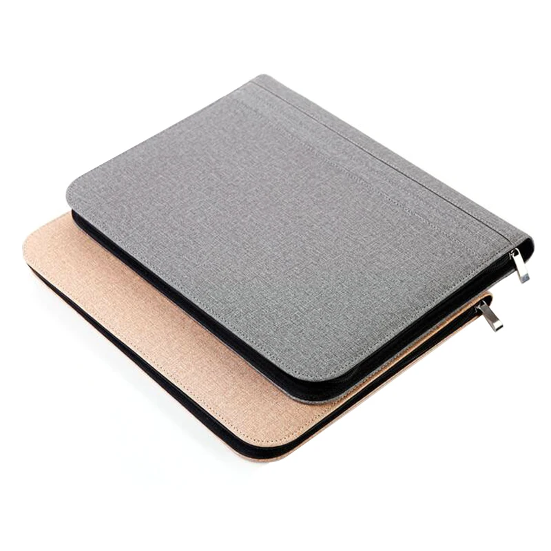 Офис Школьные принадлежности Записные книжки блокноты на молнии Органайзеры a4 калькулятор менеджер клип из искусственной кожи заседании Совета подпись книга