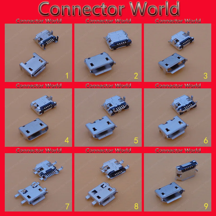 Разъем Micro USB 90x для зарядки смартфонов планшетов ПК Sony/Samsung/HTC/ZTE/APPLE iphone