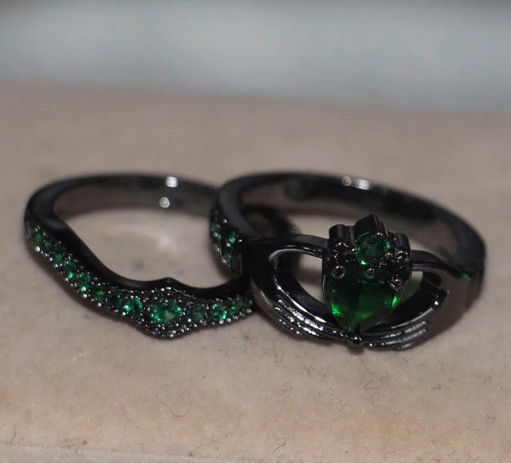 Модные ювелирные изделия choucong 10 карат Черное золото перламутровая огранка 5A