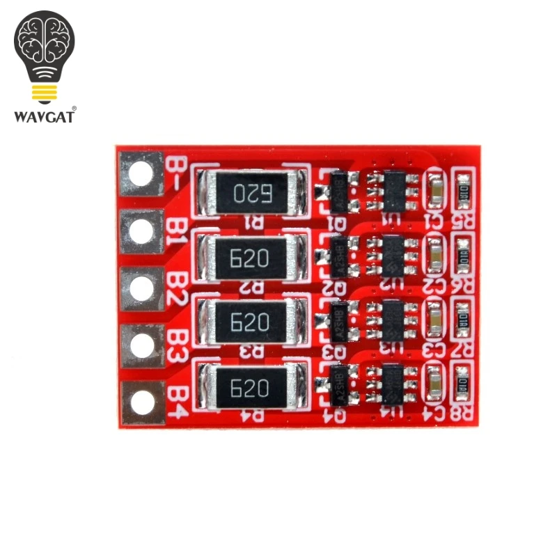 WAVGAT 4S BMS Protection Board with Balance for 4s cell 3.2V Lithium iron phosphate Battery | Электронные компоненты и