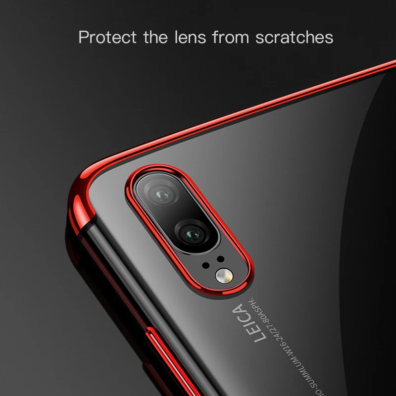 Чехол из ТПУ с покрытием Vevice для Huawei P10 P20 Lite Plus Y5 2018 Mate 10 Pro Honor 9 7X V9 прозрачный чехол