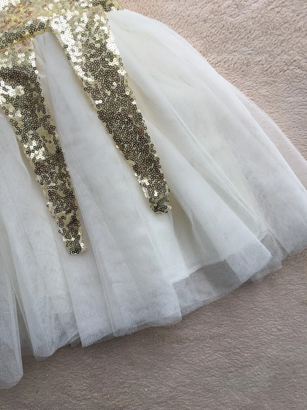 children girls xmas sequins tutu dress toddler gauze gold sequin party costume little ins fashion vestido | Детская одежда и обувь