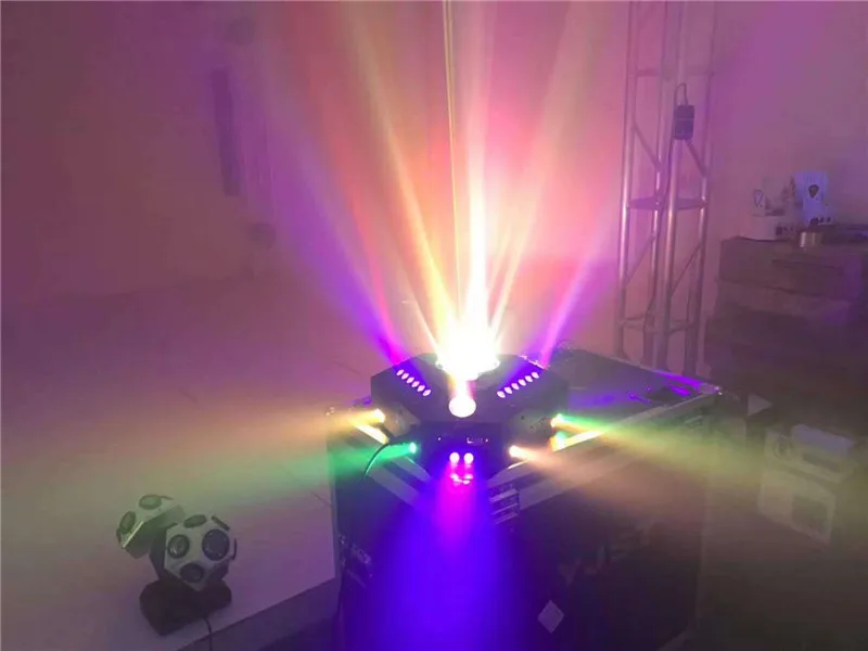 Светодиодный сценический луч Dj Disco DMX512 лазерный свет 6 светодиодов пчелиный глаз
