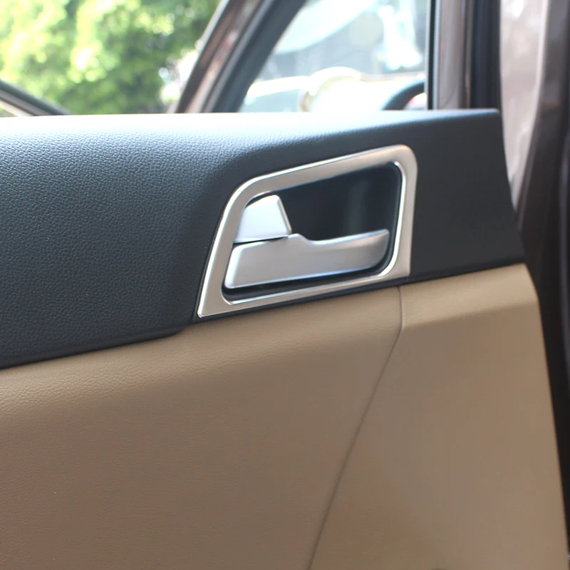 Car Styling For KIA Sportage 2016 2017 4th Ge ABS Matte Door Handle Bowl Cover Trims Inner Armrest Decoration Covers 4Pcs | Автомобили и