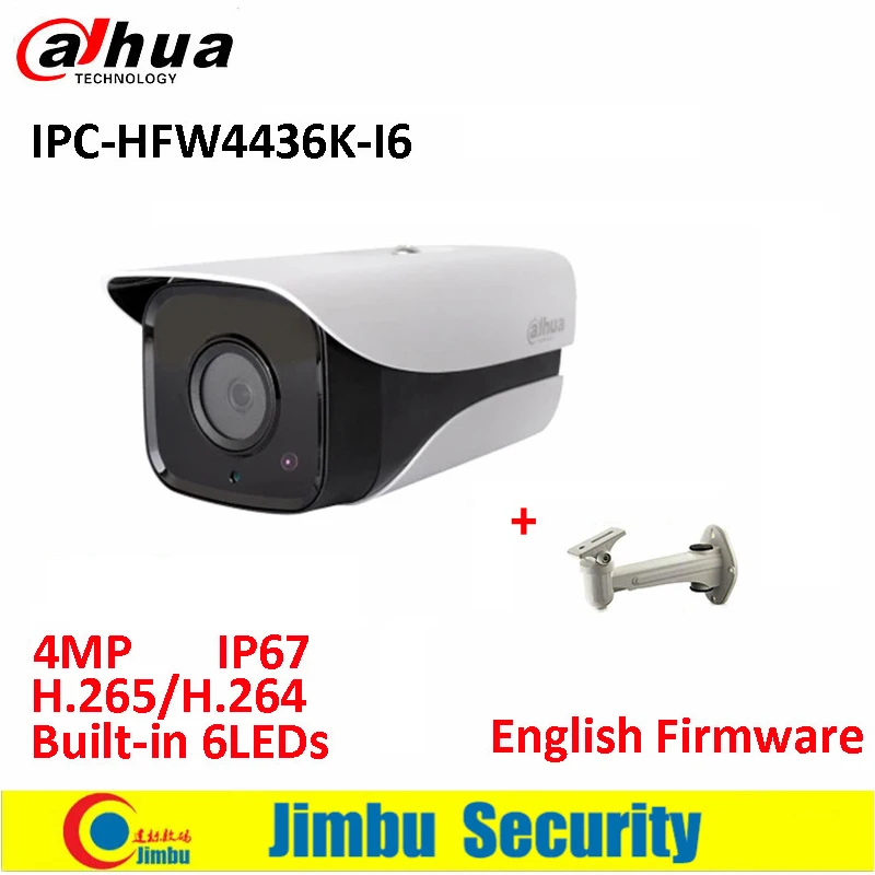 Ip камера Dahua DH IPC HFW4436K I6 4 МП английская прошивка H.265/H.264 распознавание лица сеть IR150m