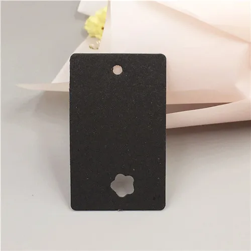 Black 200 шт./лот 5x3 см Kraft бумага ручной работы свадебные сувениры подарок ярлыки продукты спасибо повесить цену упаковки этикетки для фестиваля - Цвет: Black