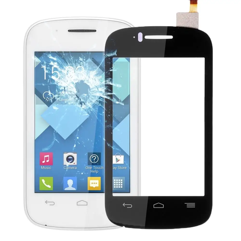 Сенсорный экран для Alcatel OneTouch Pop C1 / 4015 сенсорный дигитайзер сенсорная линза