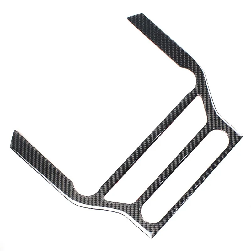 For Ford Mustang Carbon Fiber Central Control Air Conditioning CD Panel Cover Trim Sticker Car Styling 2015-2017 Accessories | Автомобили