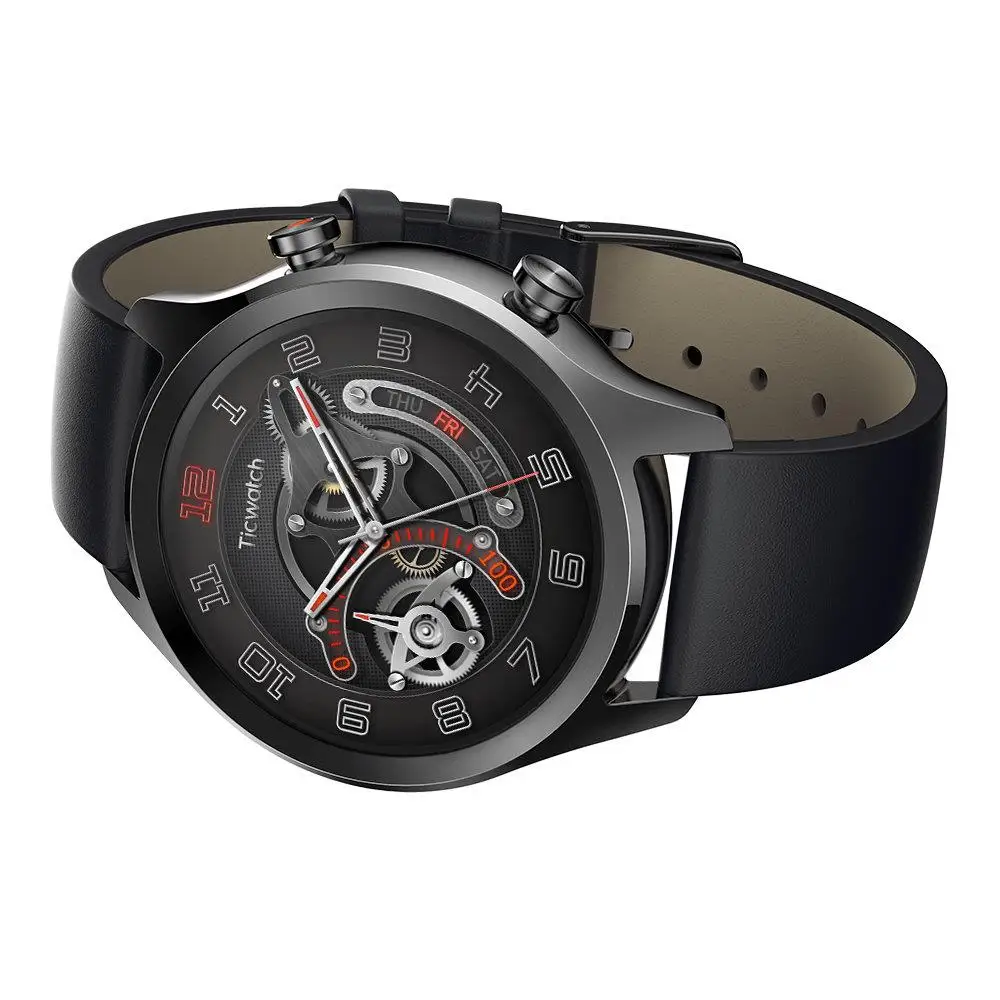 [Оригинал] Global Ticwatch C2 Android wear NFC Google Pay GPS Смарт часы IP68 Водонепроницаемые AMOLED smartwatchs