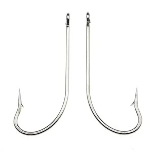 Rompin 50 шт.лот длинные рыболовные крючки с бородкой серия O'shaughnessy джиг-крючок Большой Рыболовный крючок 9255-6 #-70 # джиг-крючок из стали