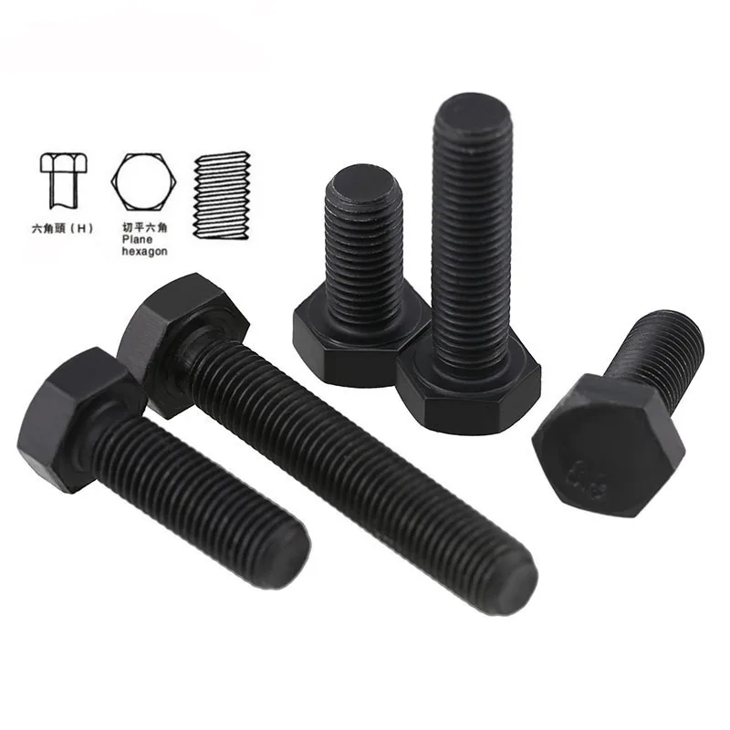 1PCS M12*1 25*20/25/30 60 зубья 8 класса GB5786 тонкие шестигранные винтовые зубья|grade screws|hexagon