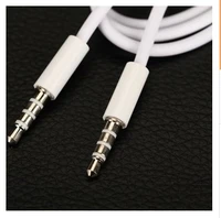 20pcslot new coming jack 3 5mm male to male audio extension cable 1m extended for iphone 3 4 4s 5 5s 5c 6 6 plus headphone