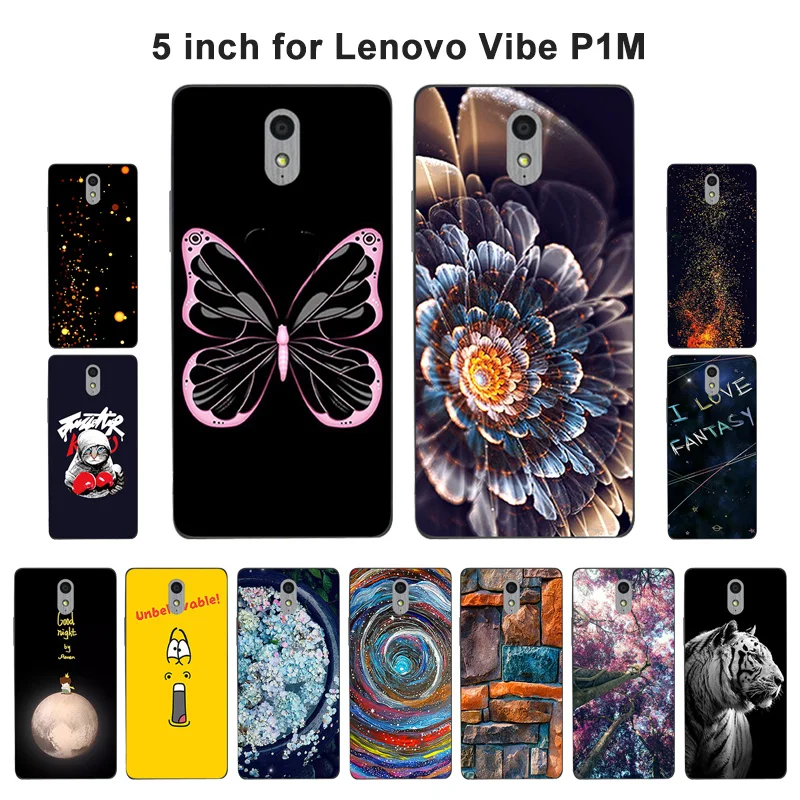 Чехлы для телефонов Lenovo Vibe P1M Силиконовый Модный окрашенный протектор чехол P1Ma40 P1