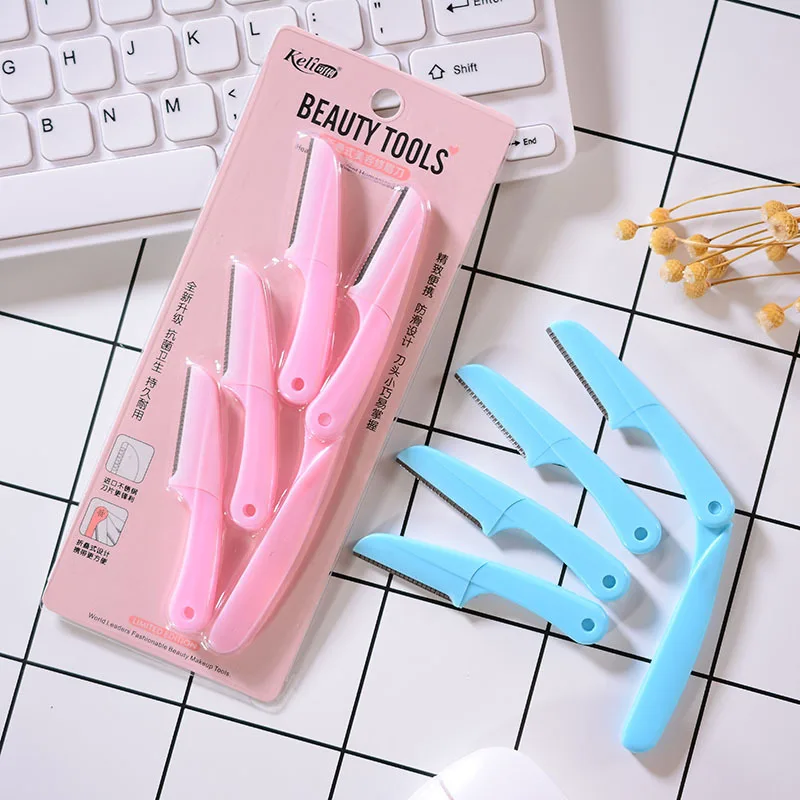 AMSIC Eyebrow Razor Facial Hair Remover Trimmer Sharp Mini Makeup Knife Shaper Tool | Красота и здоровье