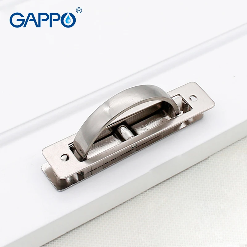 GAPPO Modern Simple Invisible Handle Built-in Drawer Cabinet Door Pull Round Embedded | Строительство и ремонт