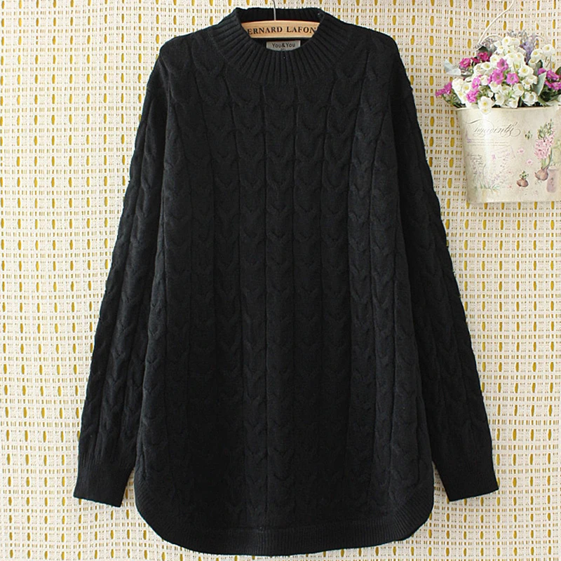 Женская одежда новинка осень-зима 2018 длинный женский свитер с высоким воротником