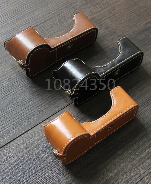 

Case For Sony A7III -A7R3 A9 Leather Half Camera Bag Cover Protector Suit