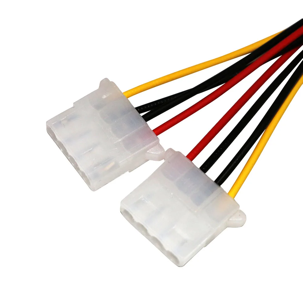2 шт. 4-контактный переходник Molex со штекера на порта IDE с внутренним источником