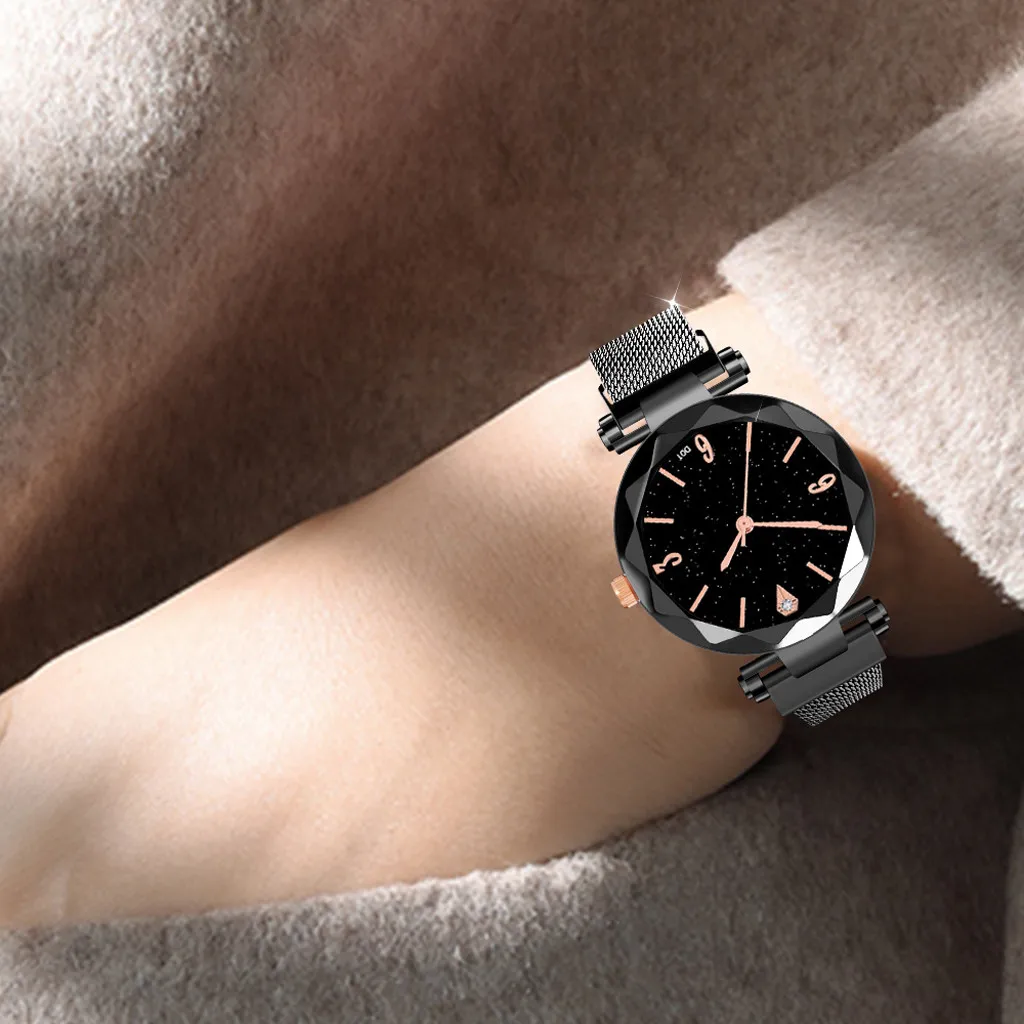 Womens Ladies Watch Top Brand Luxury Stainless Steel Rose Gold Watches Fashion Female Business Quartz Wrist zegarek damski | Наручные