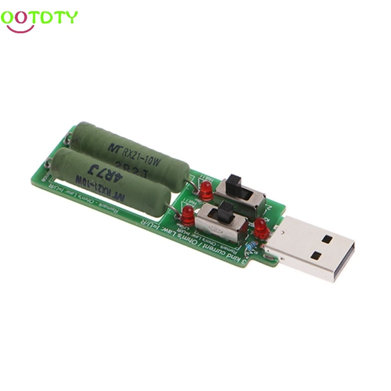 USB резистор электронная нагрузка w/переключатель Регулируемый 3 тока 5 В тестер сопротивления 828 акция
