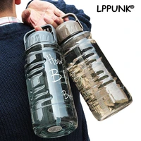 bpa free 1500ml 2000ml large capacity plastic space sports kettle creative and portable travel equipped my water straw bottle