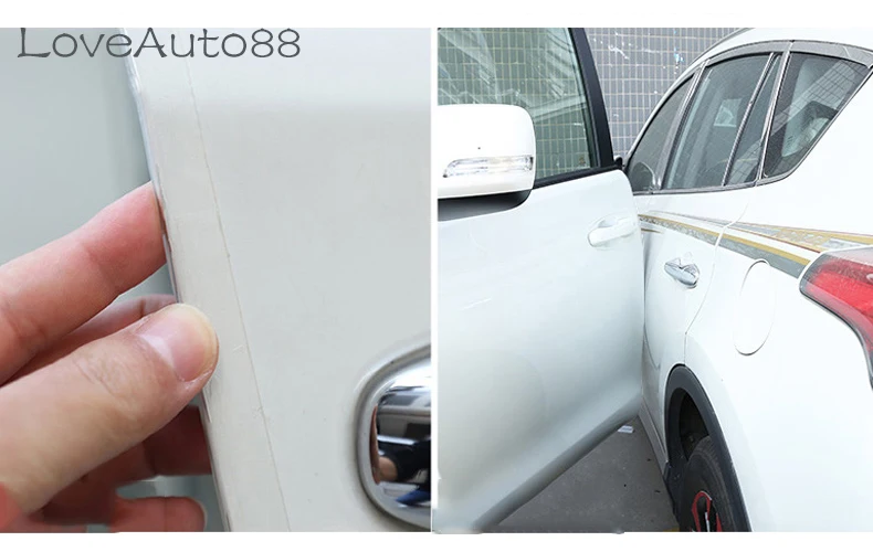 Для VW Tiguan MK2 защитные щитки для края автомобильной двери анти-столкновения дверная полоса Бампер протектор Краш анти-Натирание защита