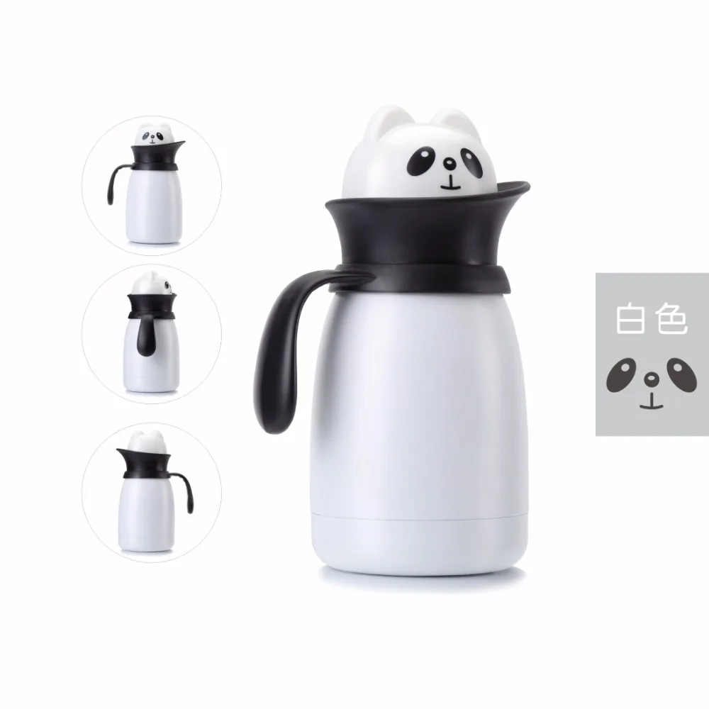 BearKnight300ml термос мультфильм двойной 304 из нержавеющей стали новый портативный