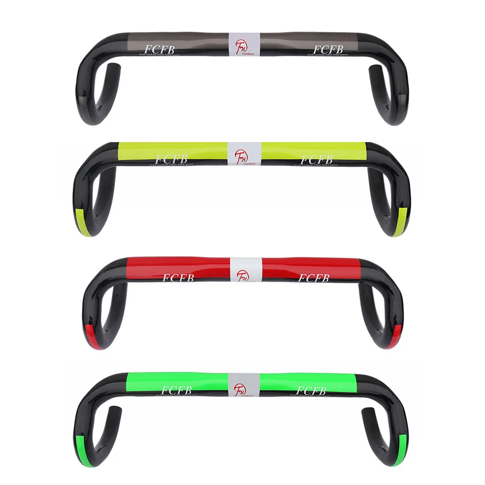 FCFB FW Углеродные дорожные гандбар бар изгибы до углеродного волокна достигают 77