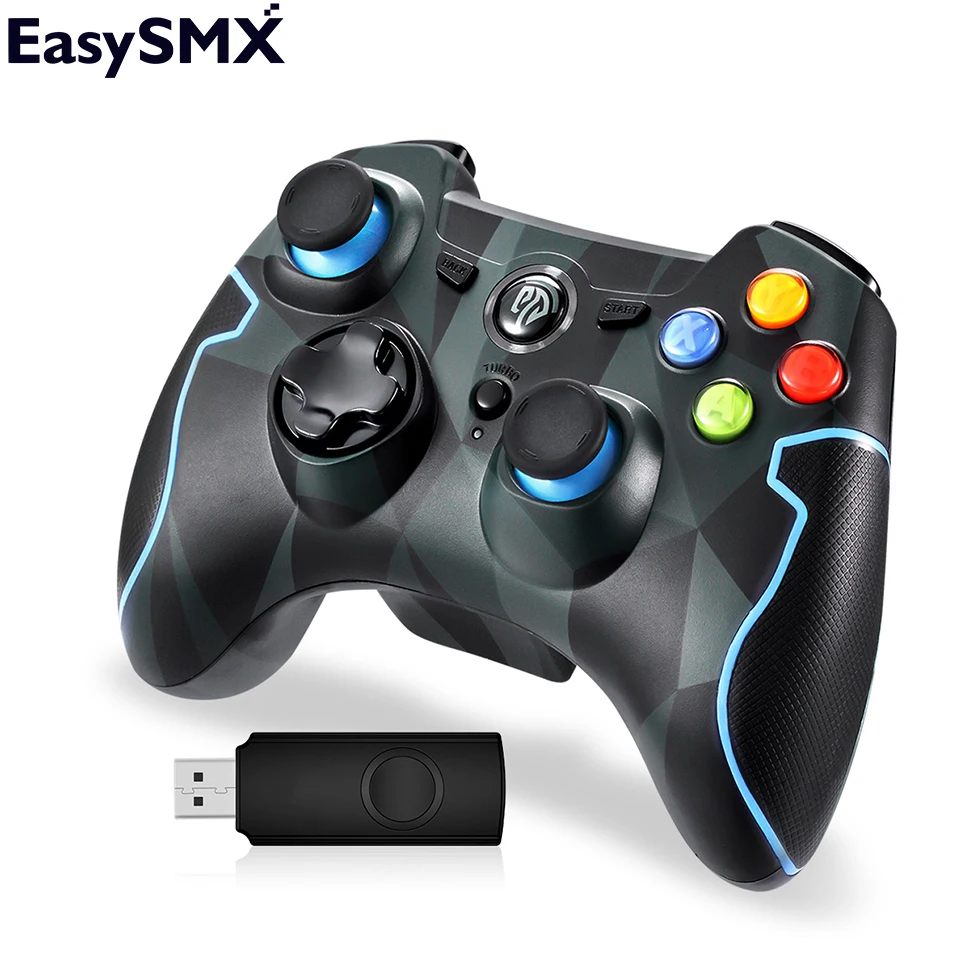 EasySMX ESM-9013 Беспроводной геймпад Джойстик для ПК PS3 ТВ коробки Андроид-смартфона Контроллер с кнопкой TURBO