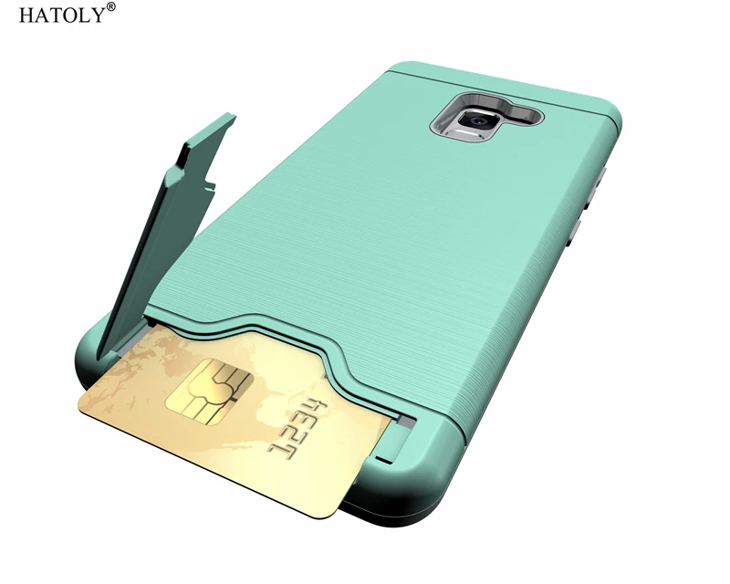 HATOLY для samsung Galaxy A8 плюс 2018 чехол A730f Броня Мягкие TPU Силиконовый Футляр с держатель