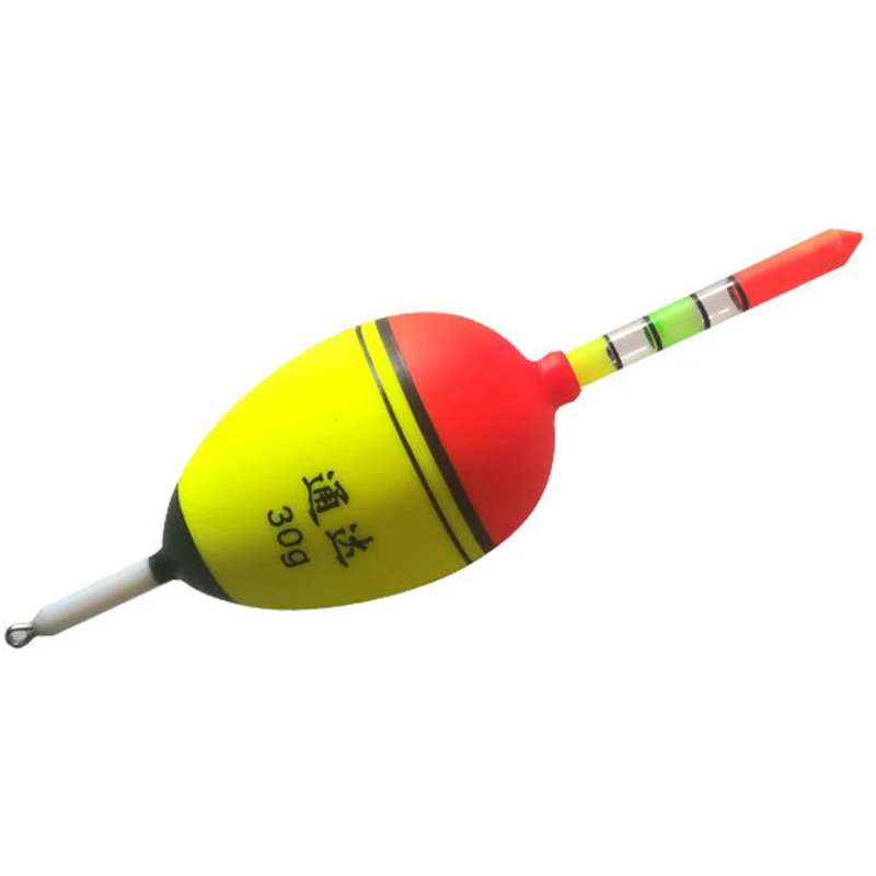 

10pcs 10g- 80g Luminous Fishing Float Boia LED Light Stick Night Foam Tube Buoy Glowing Bobber Buoy Indicator Night Floats Set