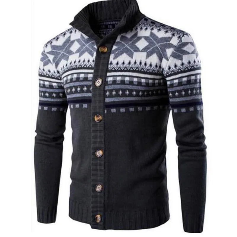 Бесплатная доставка Горячая новинка осень и зима 2018 мужской свитер кардиган
