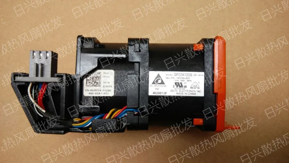 Вентилятор охлаждения сервера для DELL PE R620 GFC0412DS DC12V 1.82A DP/N: 14VG6/F1YN7