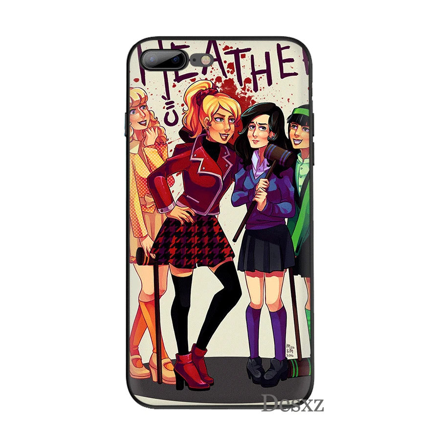 Чехол для телефона Desxz Heathers TPU iPhone 11 Pro X XS Max XR 6 6s 7 8 5S SE | Мобильные телефоны и
