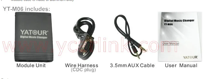 Цифровой CD USB sd-карта AUX Bluetooth changer эмулятор адаптер для нового Ford quadlock Fakra 12 pin 6000CD 6006CDC 5000C