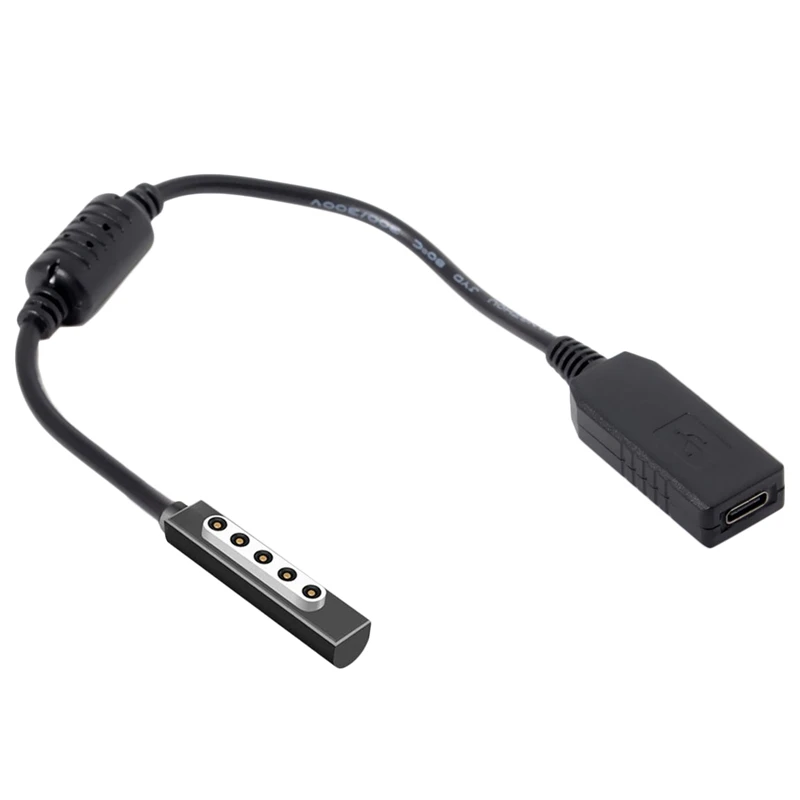 Тип C Usb 3 1 Женский Dc 12V к поверхности Pro 2 зарядное устройство адаптер